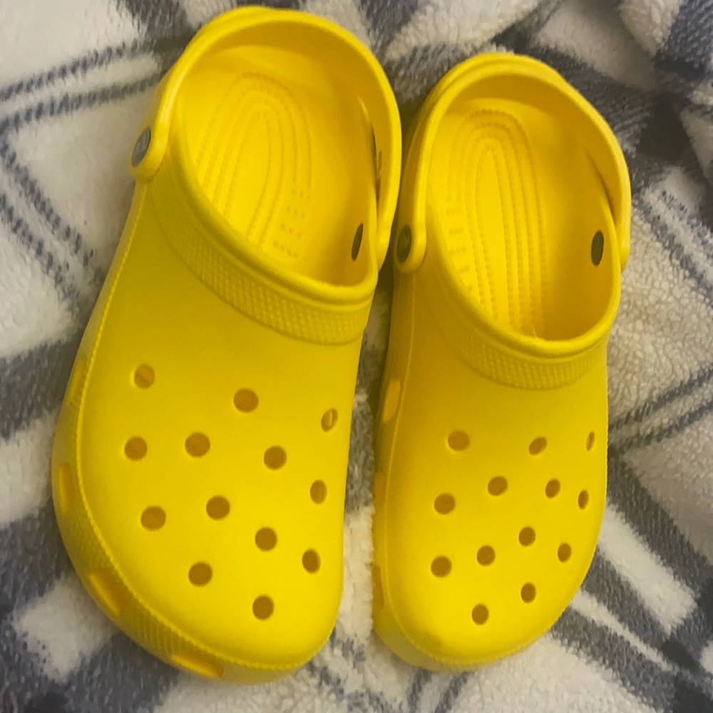 Brand new Yellow Crocs